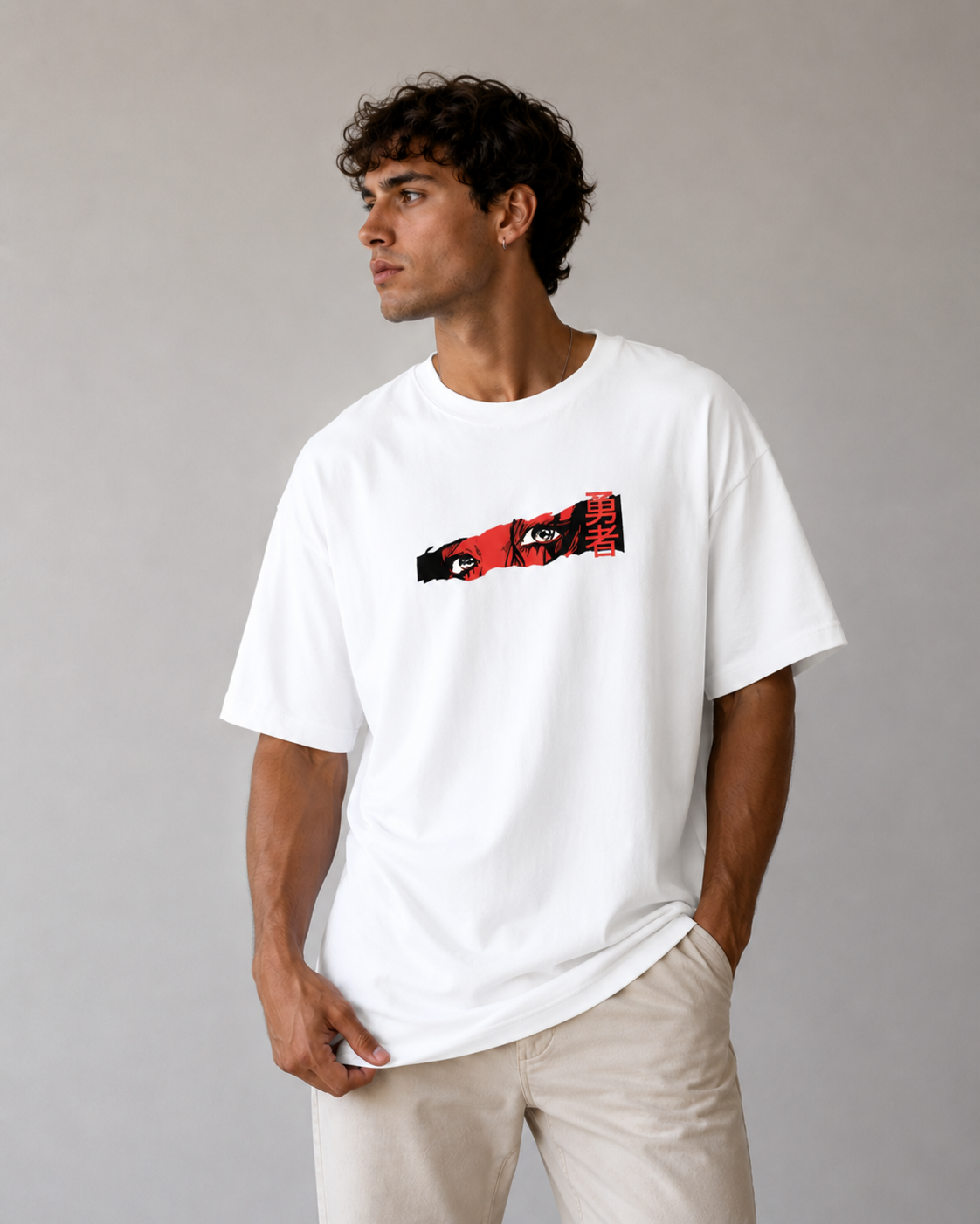 Let It Go Oversized T-Shirt – Streetwear Back Graphic Tee